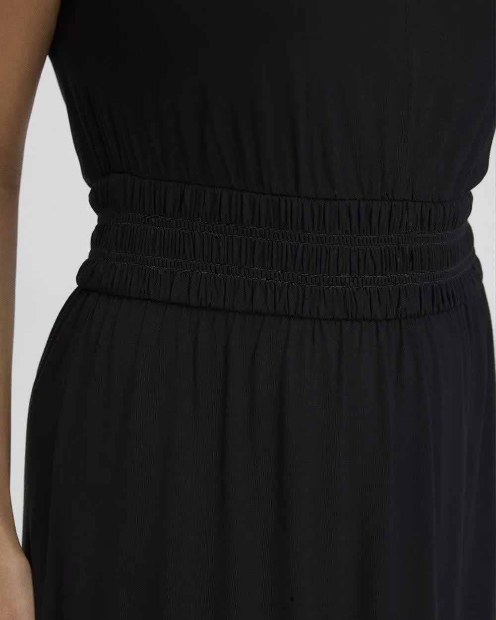 Short-Sleeve V-Neck Dress with Elastic Waistband sold by Reitmans product image thumbnail 5