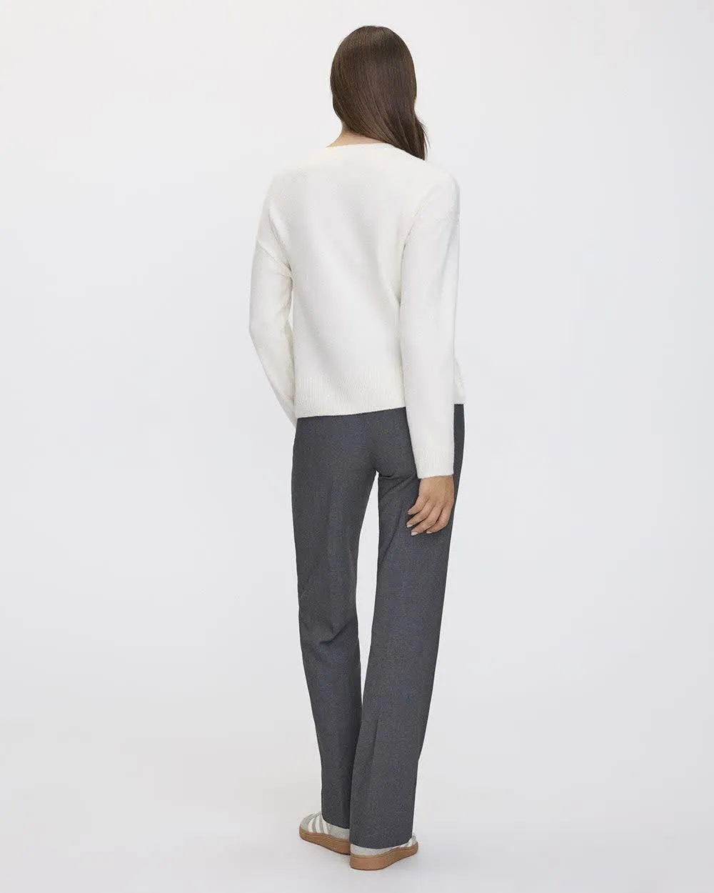 Long-Sleeve Crew-Neck PlushSoft Loose Sweater sold by Reitmans product image thumbnail 2