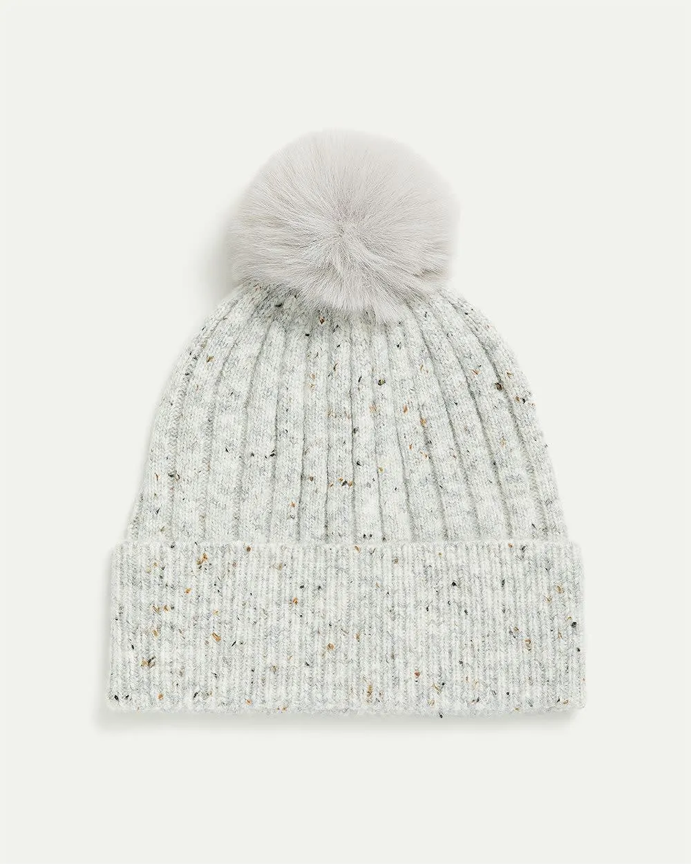 Neps Ribbed Beanie with Pompom sold by Reitmans