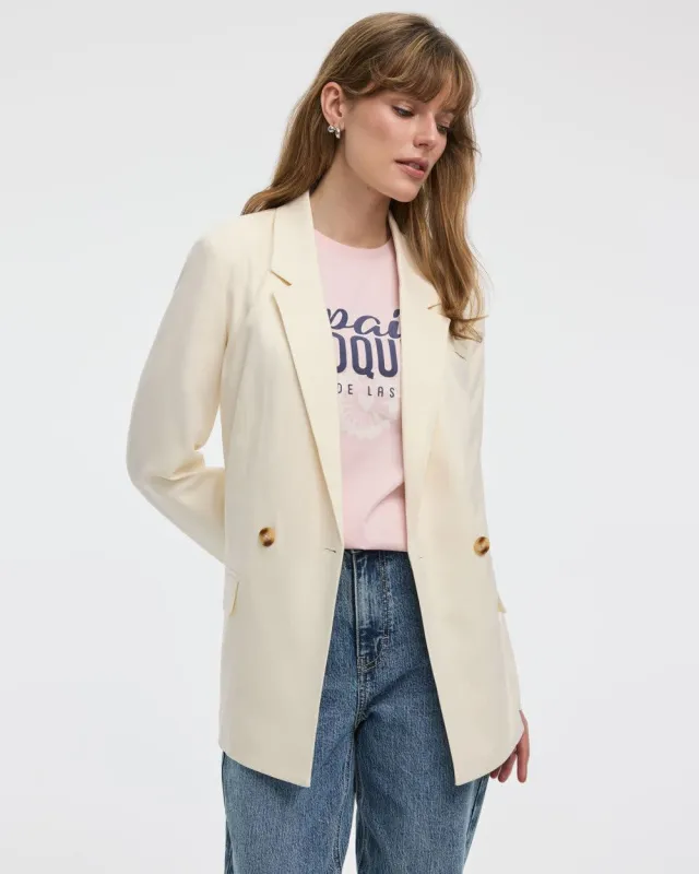 Double-Breasted Blazer sold by Reitmans