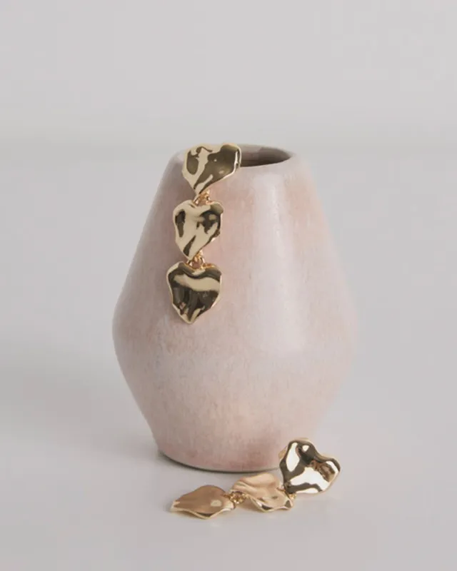 Heart-Pendant Earrings sold by Reitmans