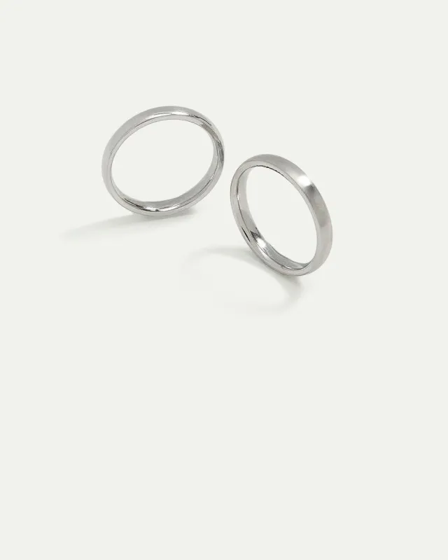 Stainless Steel Rings - Set of 2 sold by Reitmans