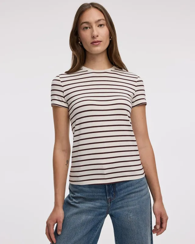 Short-Sleeve Crew-Neck Tee - R Essentials sold by Reitmans
