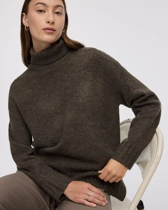 Long-Sleeve Turtleneck Pullover made by Reitmans