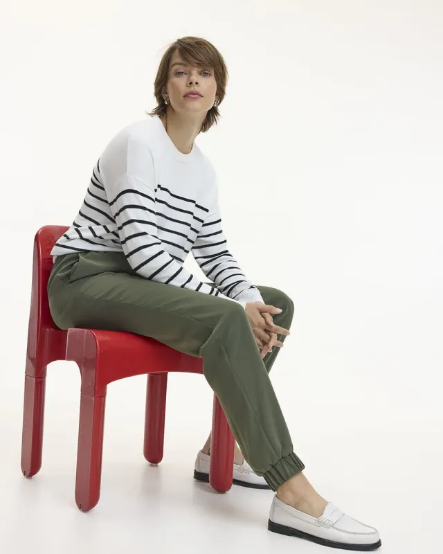 Twill Jogger - Petite sold by Reitmans