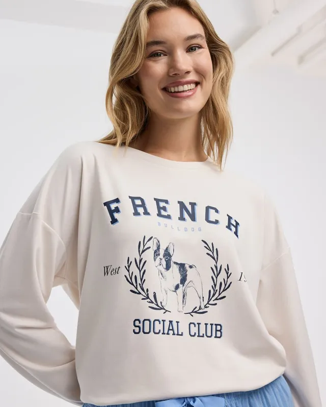 Long-Sleeve Crew-Neck Sweatshirt sold by Reitmans