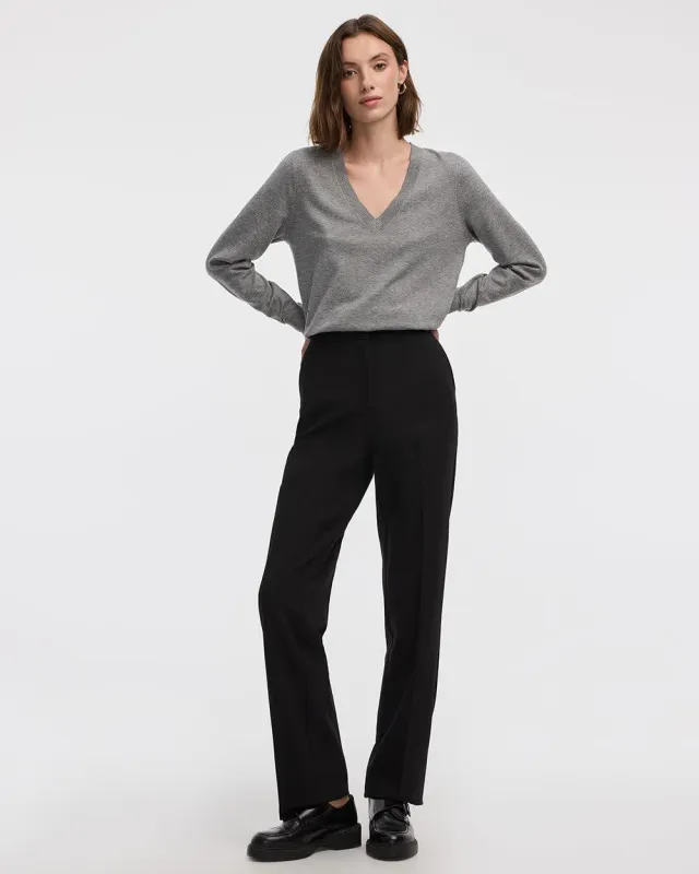 Straight-Leg High-Rise Pant sold by Reitmans