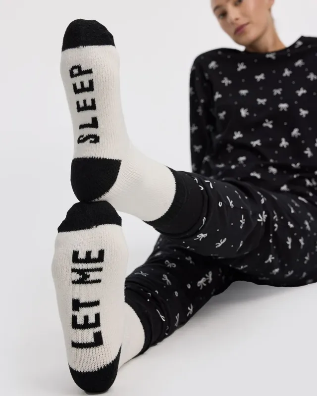 Winter Socks with Quote sold by Reitmans