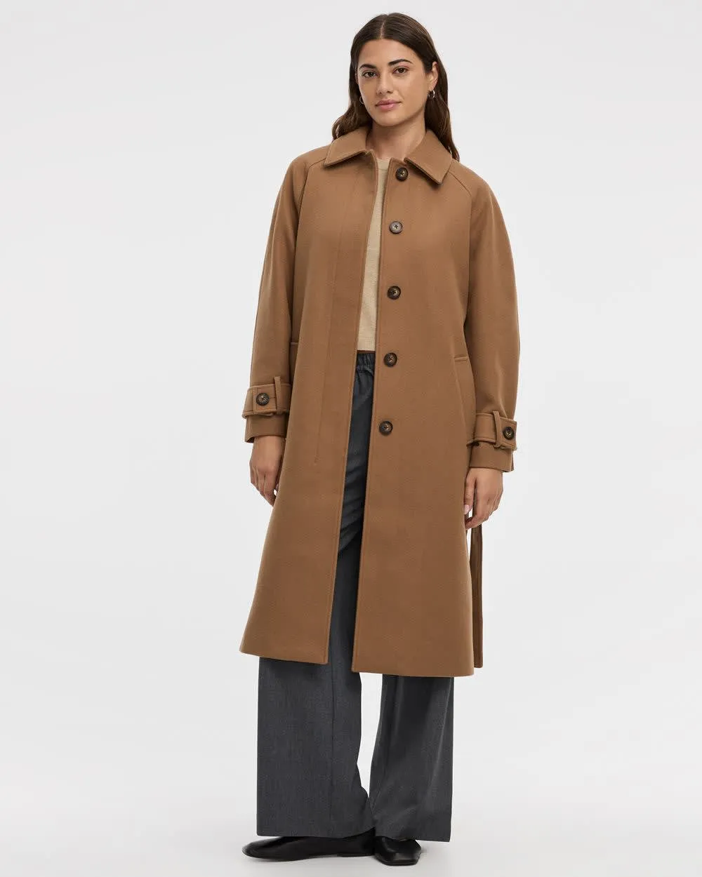 Long Belted Coat sold by Reitmans product image thumbnail 3