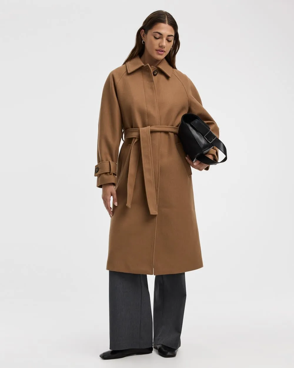 Long Belted Coat sold by Reitmans product image thumbnail 5