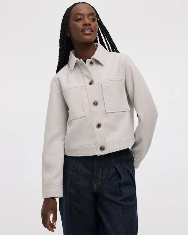 Short Shacket with Pockets sold by Reitmans