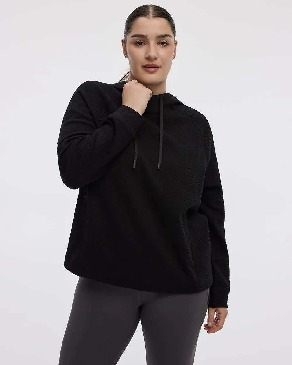 Hooded Jacquard Tunic - Hyba sold by Reitmans product image thumbnail 5
