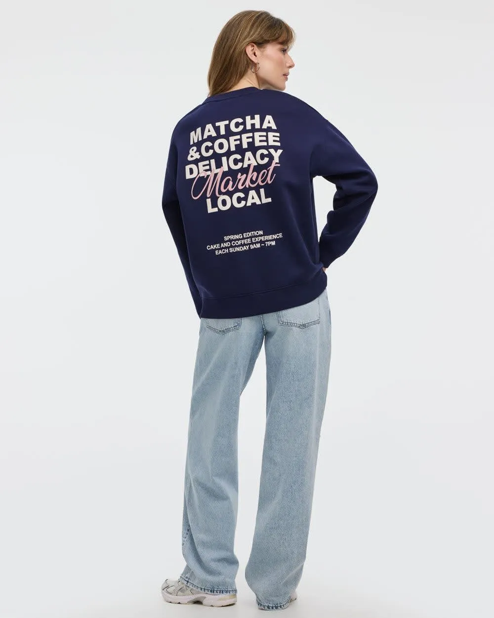 Long-Sleeve Crew-Neck Fleece Sweatshirt sold by Reitmans product image thumbnail 2