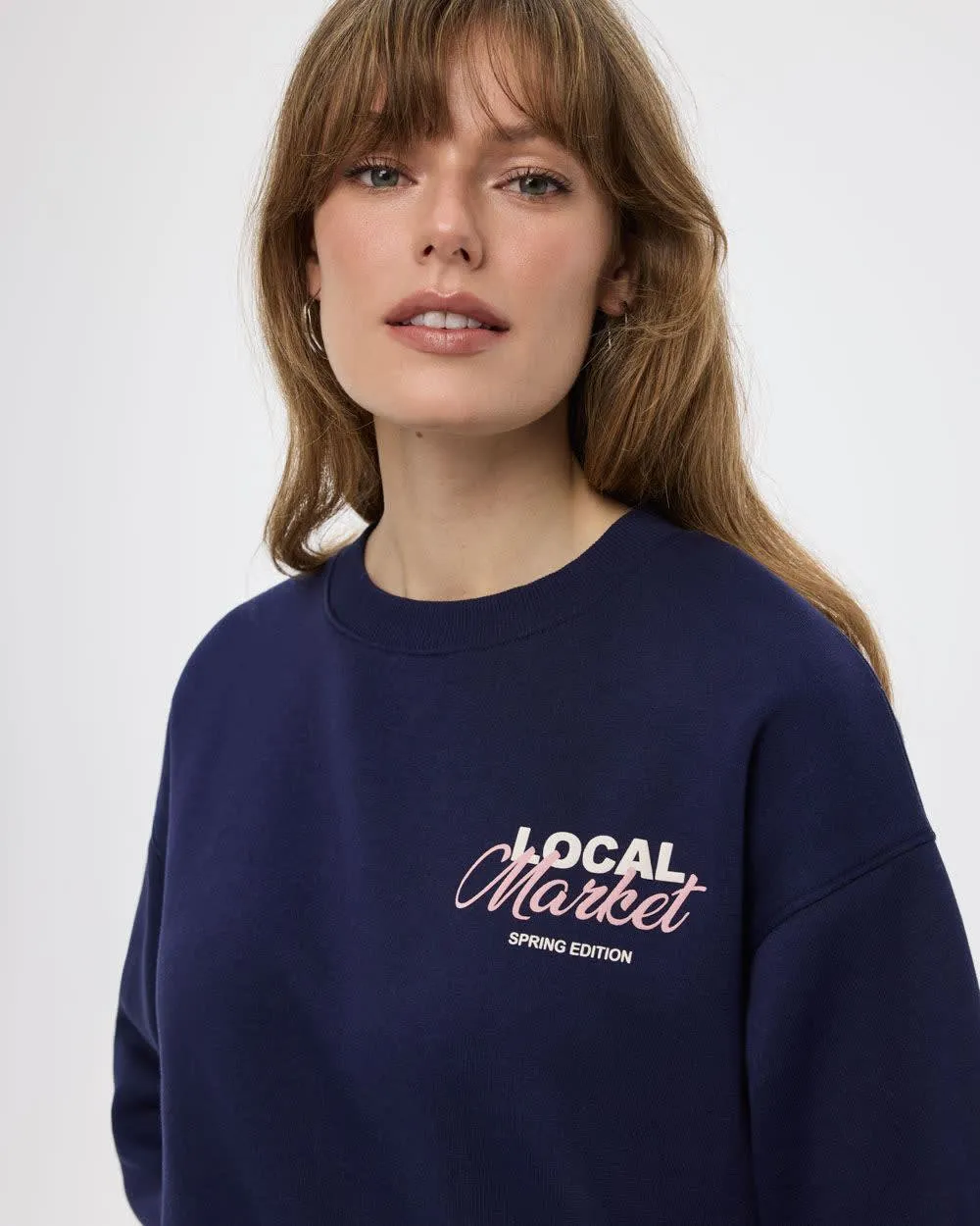 Long-Sleeve Crew-Neck Fleece Sweatshirt sold by Reitmans product image thumbnail 4