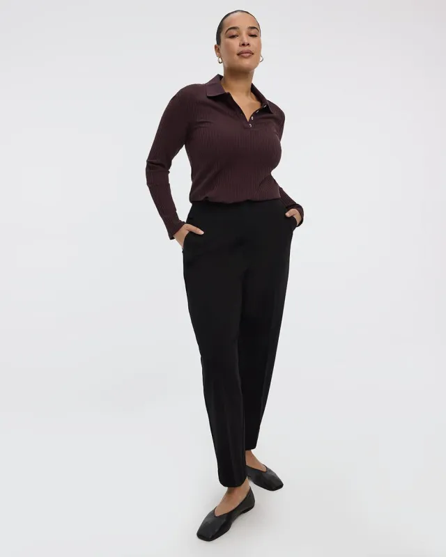 Slim-Leg High-Rise Pant - Curvy Fit sold by Reitmans