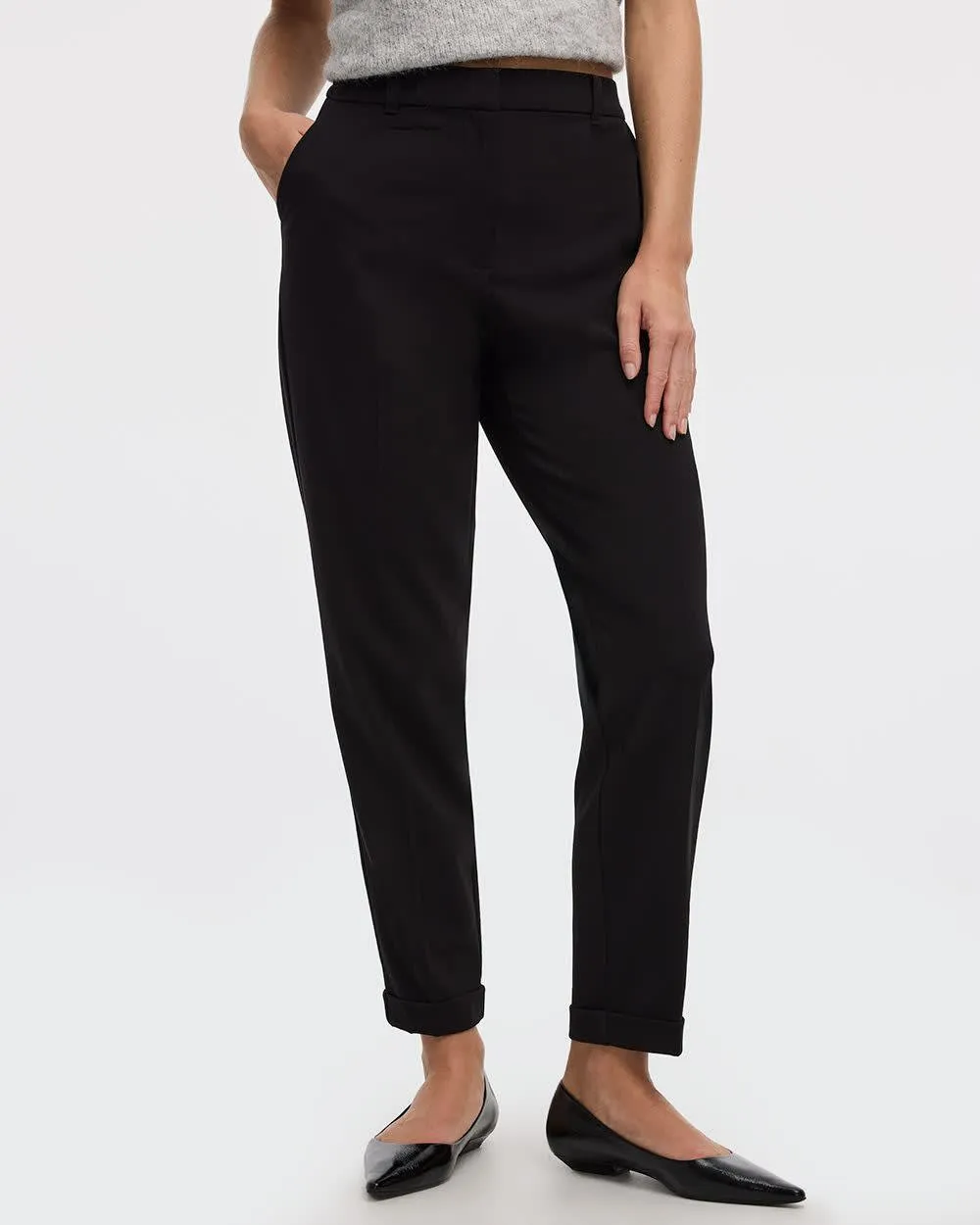 Tapered-Leg High-Rise Pant - The Timeless sold by Reitmans product image thumbnail 3