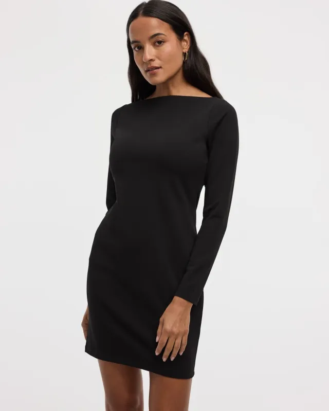 Long-Sleeve Bodycon Mini Dress sold by Reitmans