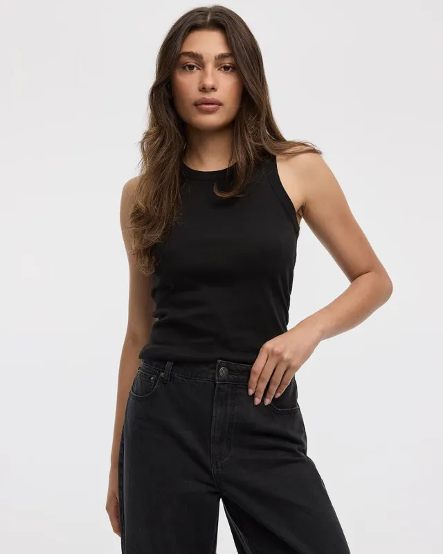 Ribbed Crew-Neck Tank - R Essentials sold by Reitmans