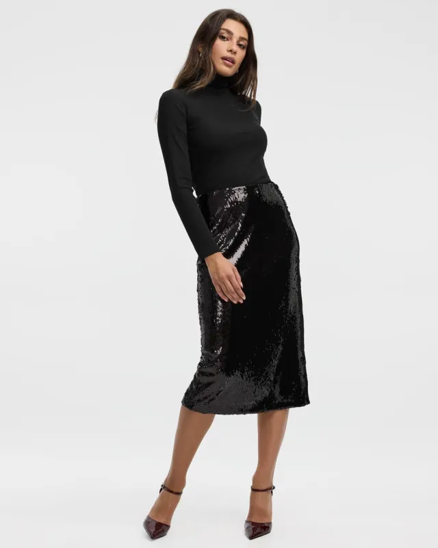 Midi Column Sequins Skirt sold by Reitmans