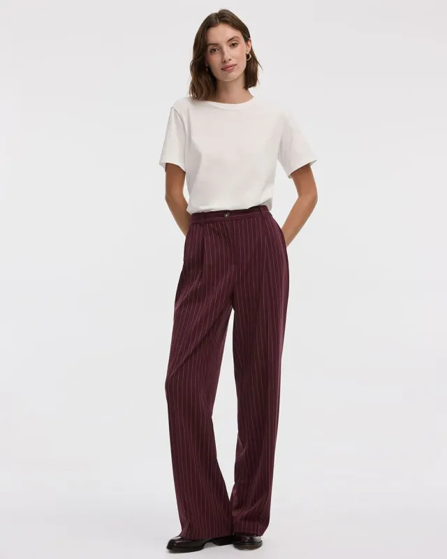 Wide-Leg Mid-Rise Pant - The Timeless sold by Reitmans