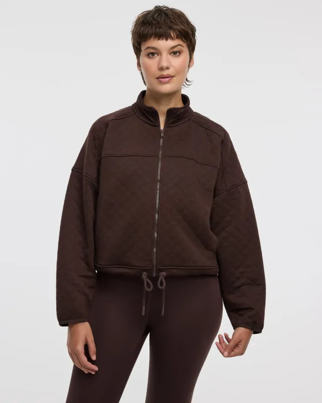 Quilted Jacquard Jacket - Hyba sold by Reitmans