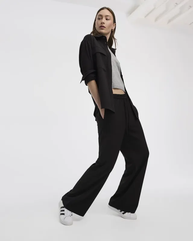 Wide-Leg High-Rise Pull-On Pant - The Timeless sold by Reitmans