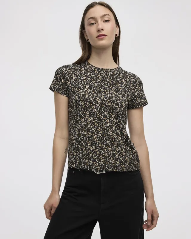 Short-Sleeve Crew-Neck Tee - R Essentials sold by Reitmans