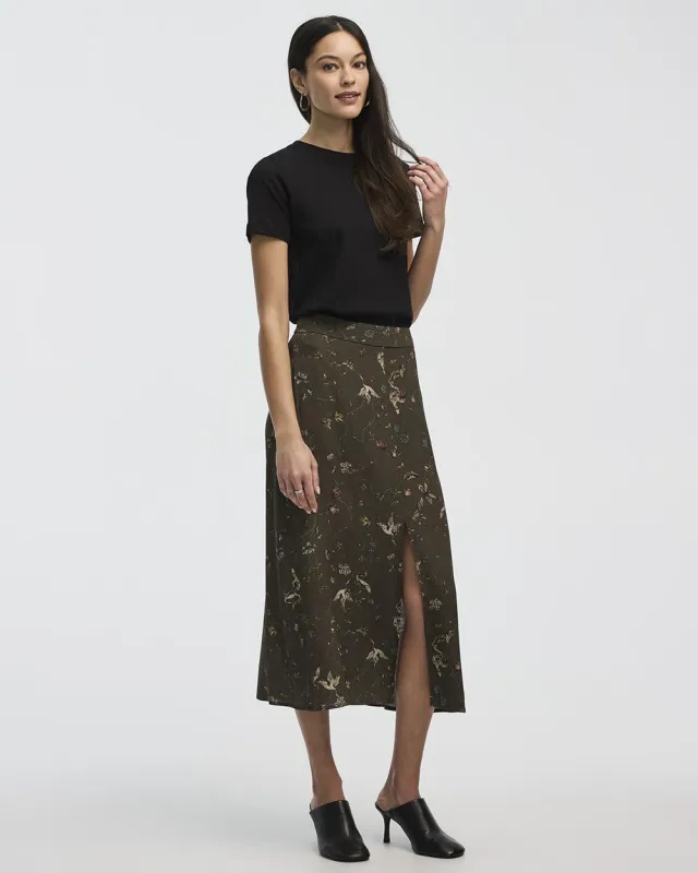 A-Line Midi Skirt sold by Reitmans