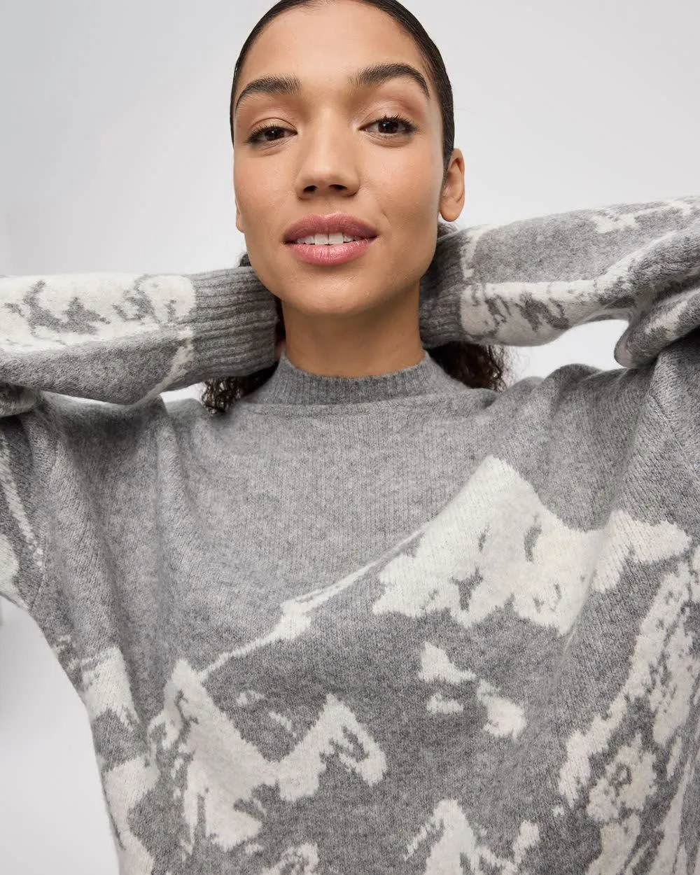 Long-Sleeve Turtleneck Sweater - Hyba sold by Reitmans product image thumbnail 5