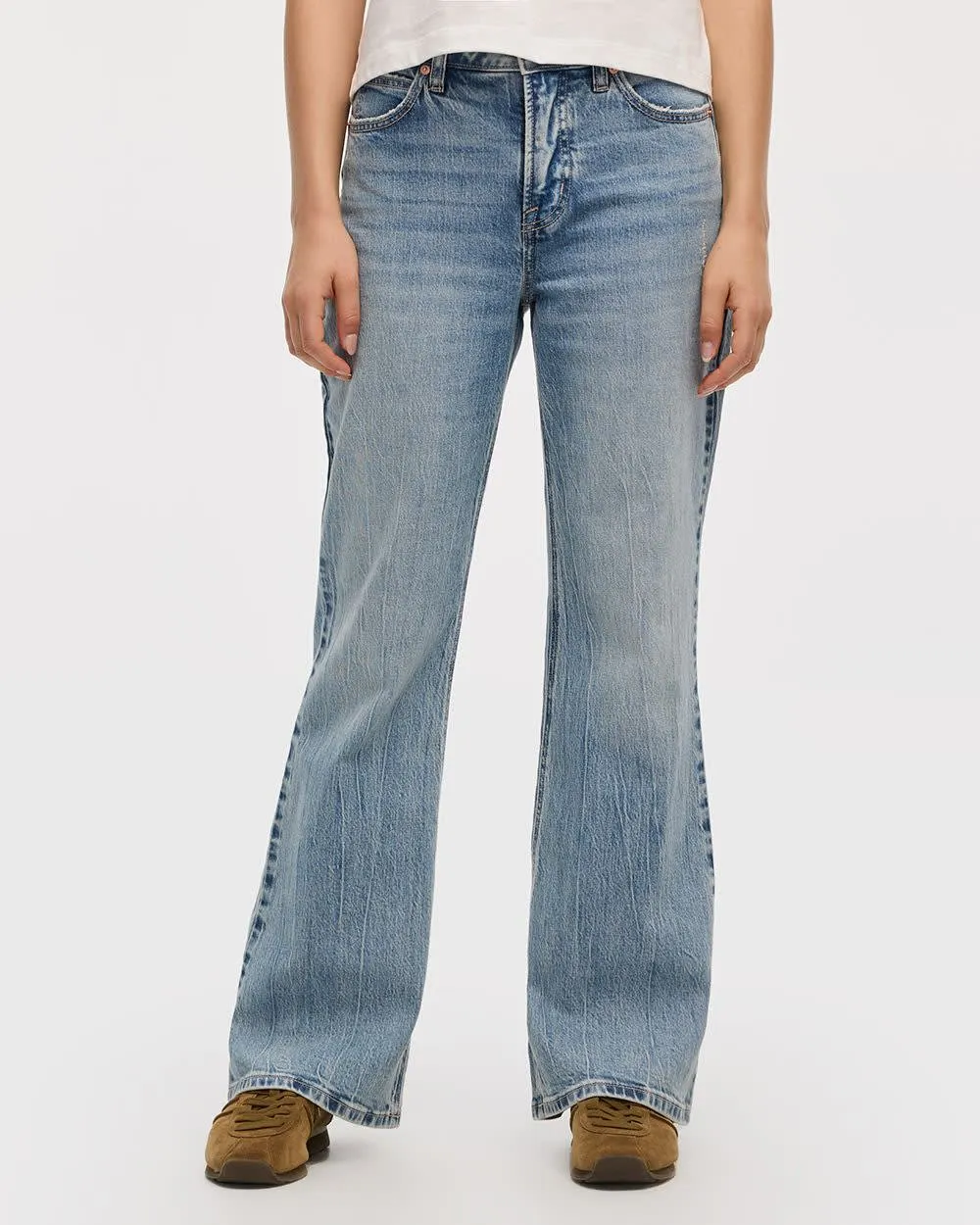 Flare-Leg Mid-Rise Jean sold by Reitmans product image thumbnail 2