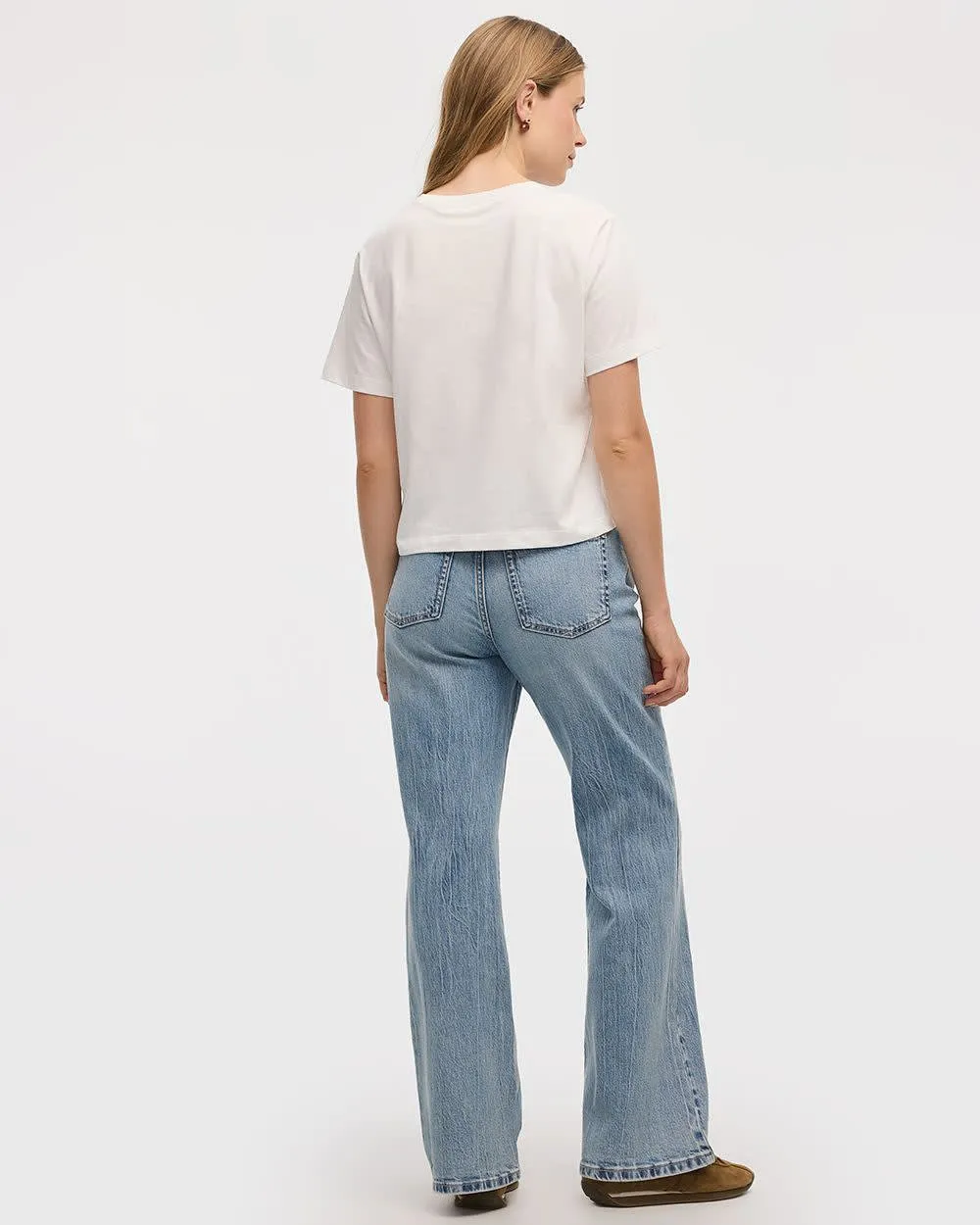 Flare-Leg Mid-Rise Jean sold by Reitmans product image thumbnail 3