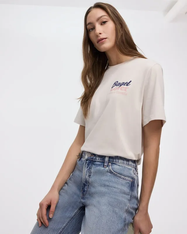 Loose Crew-Neck Graphic T-Shirt made by Reitmans