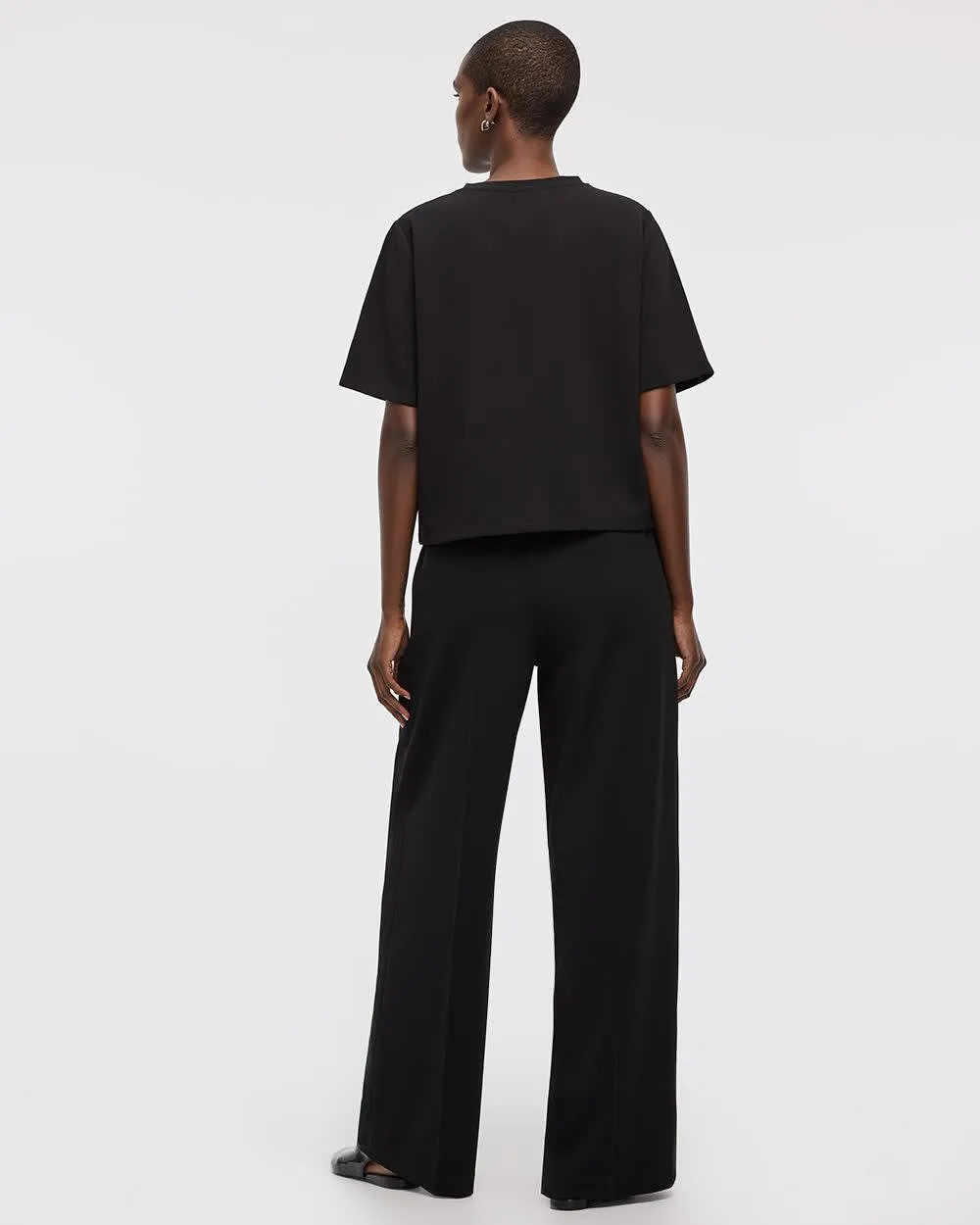 Short-Sleeve Jewelled Crew-Neck Top sold by Reitmans product image thumbnail 2