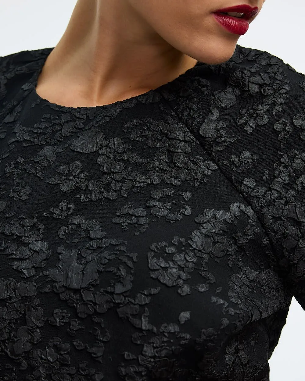 Short-Sleeve Fit-and-Flare Dress with Self-Tie in the Back sold by Reitmans product image thumbnail 4