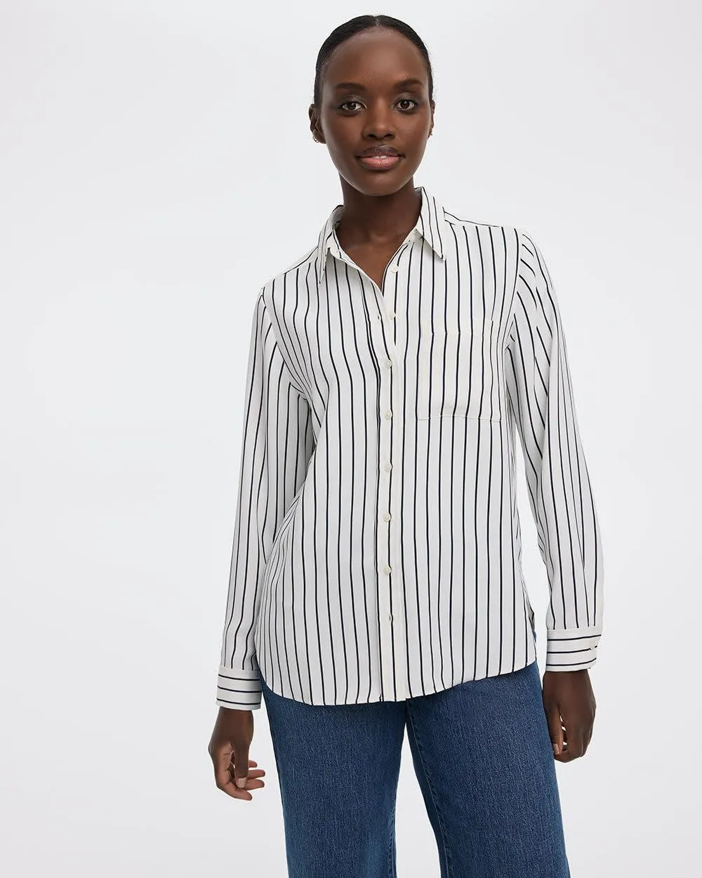 Long-Sleeve Blouse - R Essentials sold by Reitmans product image thumbnail 3