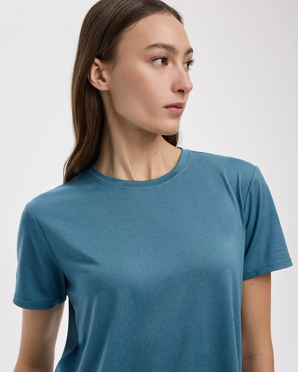 Crew-Neck Tee - DRY-LUX (R) Hyba Essentials sold by Reitmans product image thumbnail 5