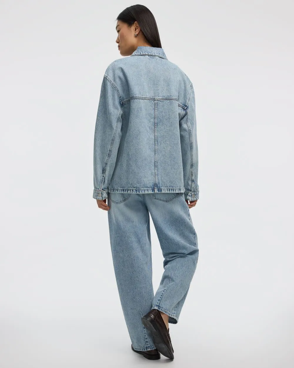 Denim Shacket sold by Reitmans product image thumbnail 2
