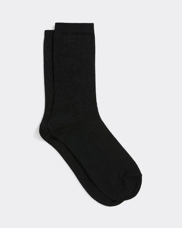 Lightweight Fine-Ribbed Socks sold by Reitmans