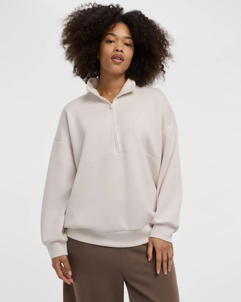 Half-Zip Mock-Neck Pullover - HYLUX Hyba sold by Reitmans product image thumbnail 5