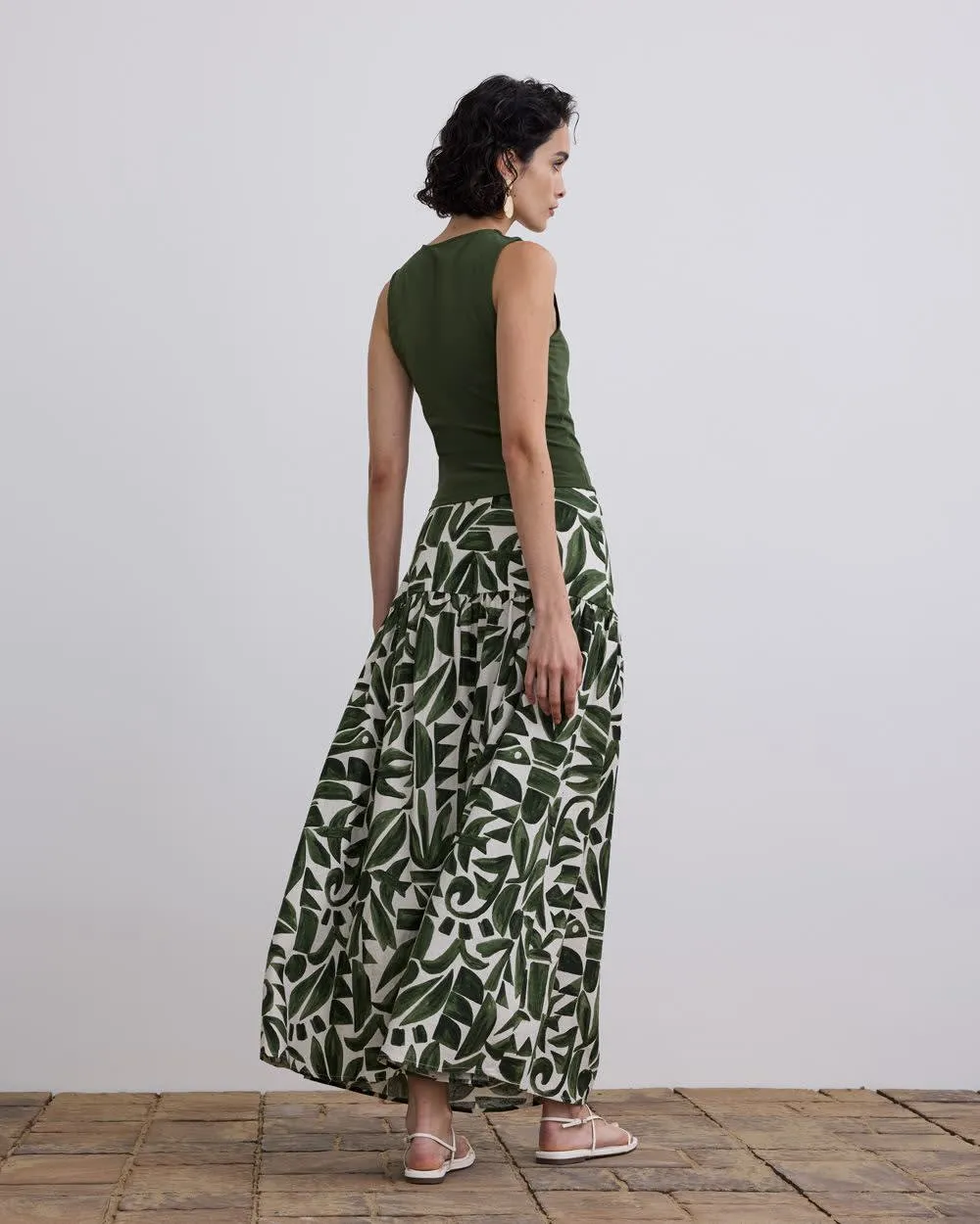 Linen-Blend Maxi Skirt sold by Reitmans product image thumbnail 2