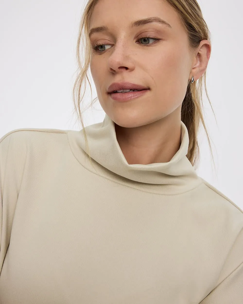 Long-Sleeve Mock-Neck Pullover - Hyba sold by Reitmans product image thumbnail 4