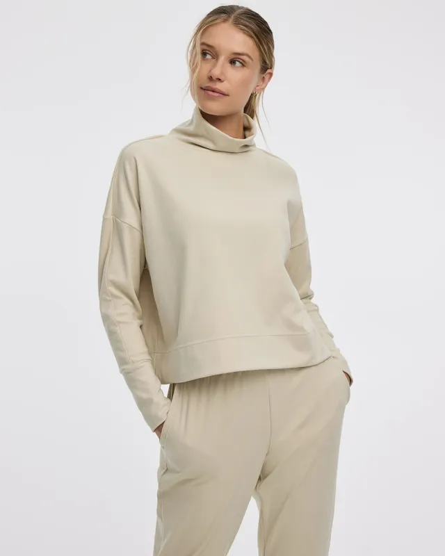 Long-Sleeve Mock-Neck Pullover - Hyba sold by Reitmans