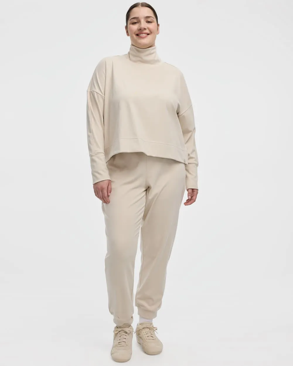 Long-Sleeve Mock-Neck Pullover - Hyba sold by Reitmans product image thumbnail 5