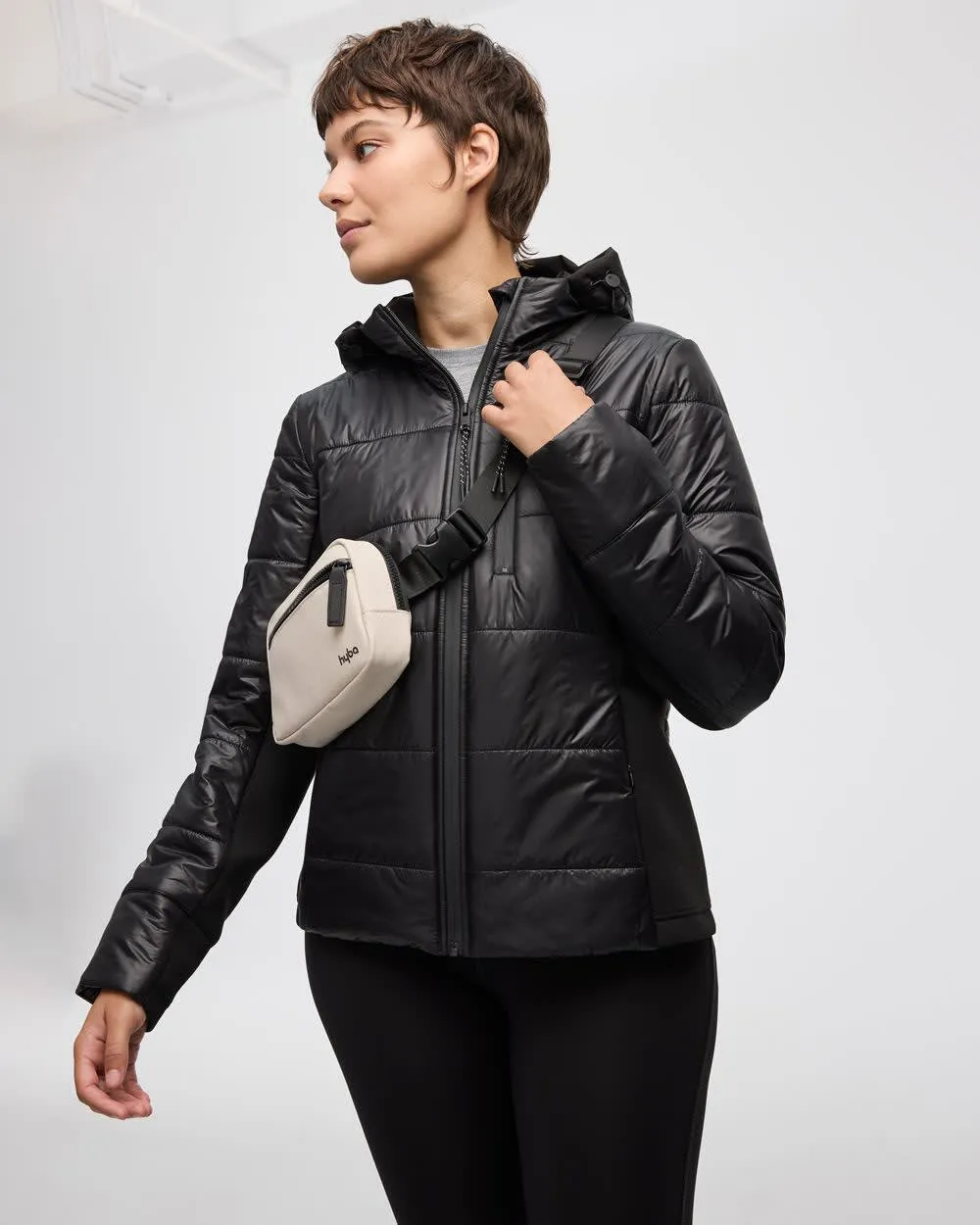 Mix-Media Quilted Jacket - Hyba sold by Reitmans product image thumbnail 3