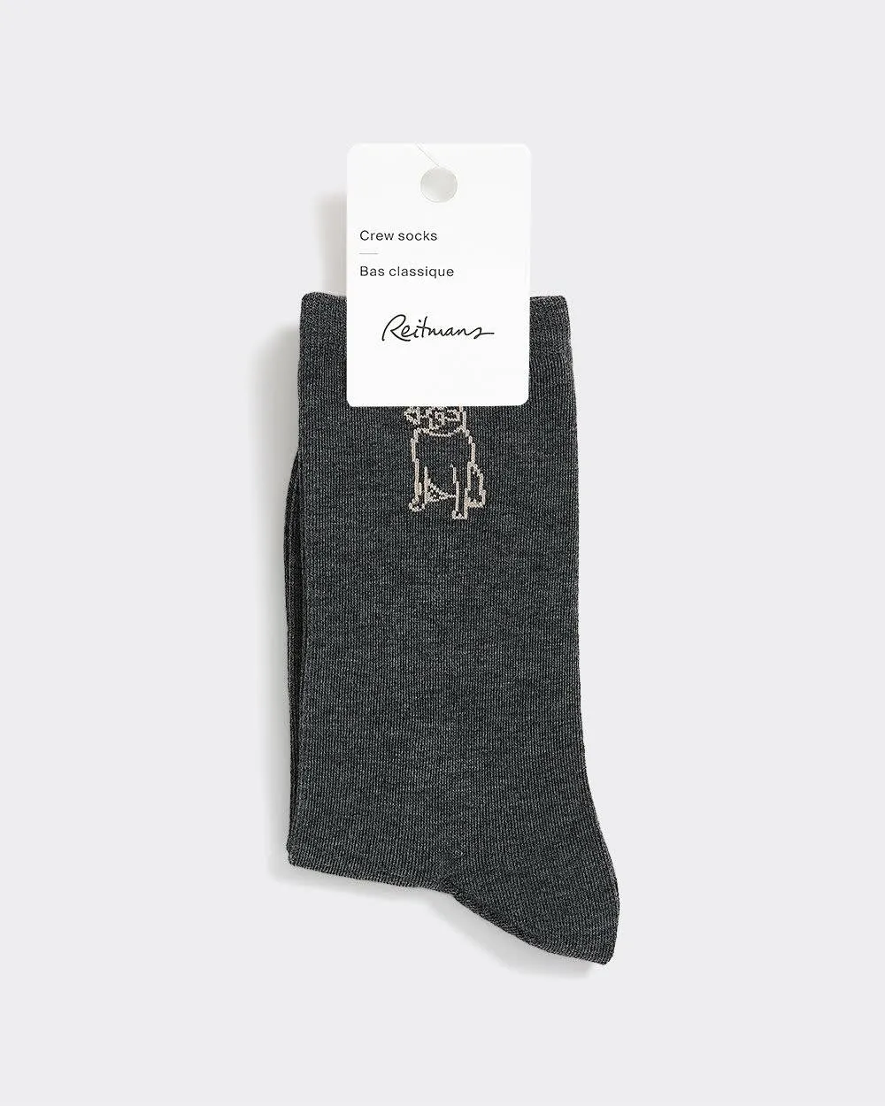 Crew Socks with Pug at Hem sold by Reitmans product image thumbnail 2