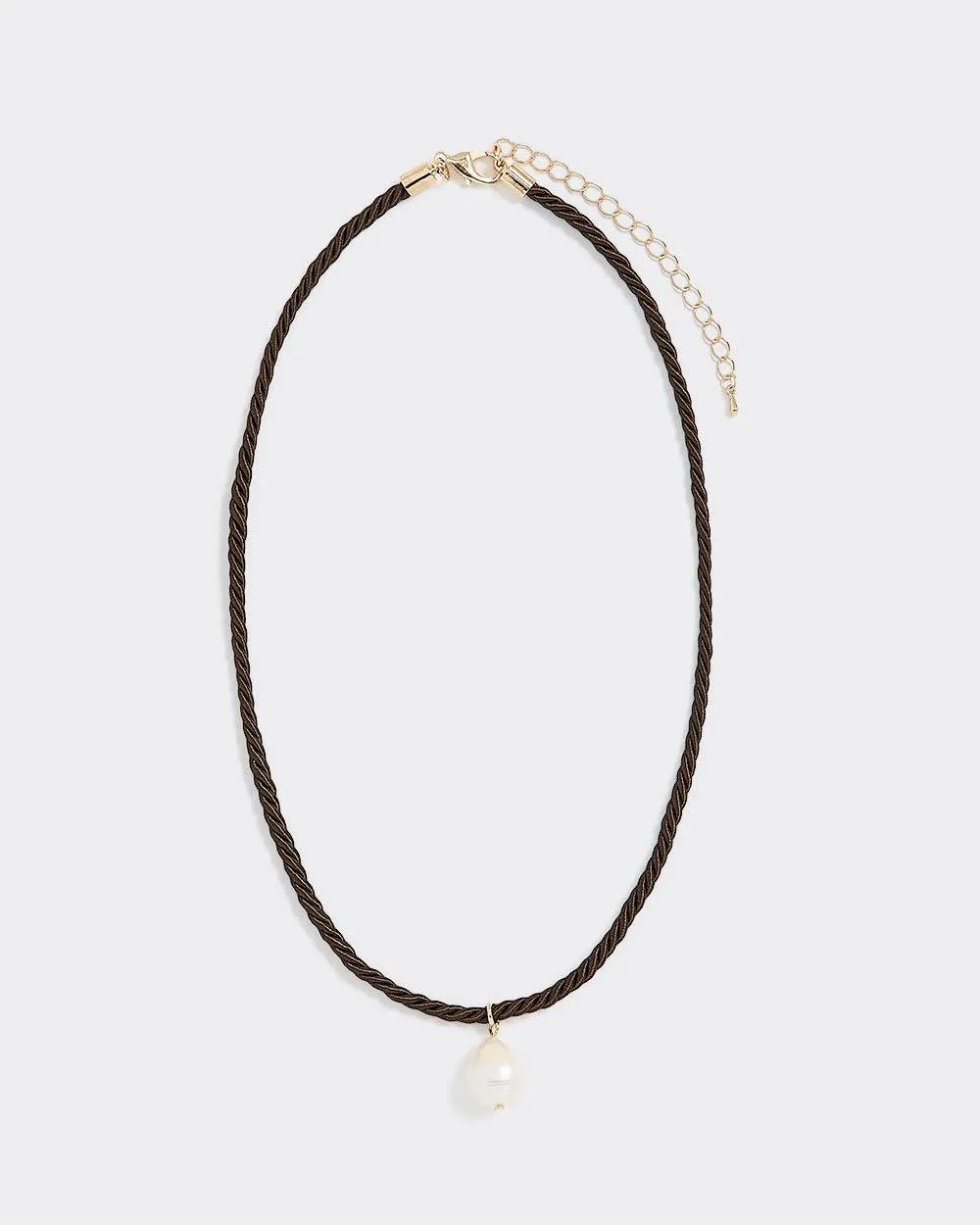 Short Cord Necklace with Pearl sold by Reitmans product image thumbnail 2