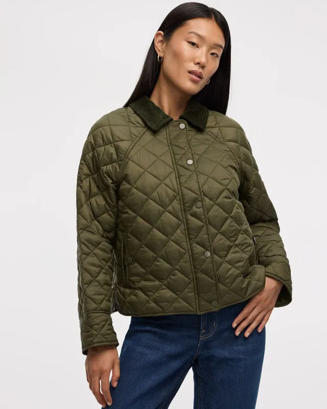 Short Quilted Jacket sold by Reitmans