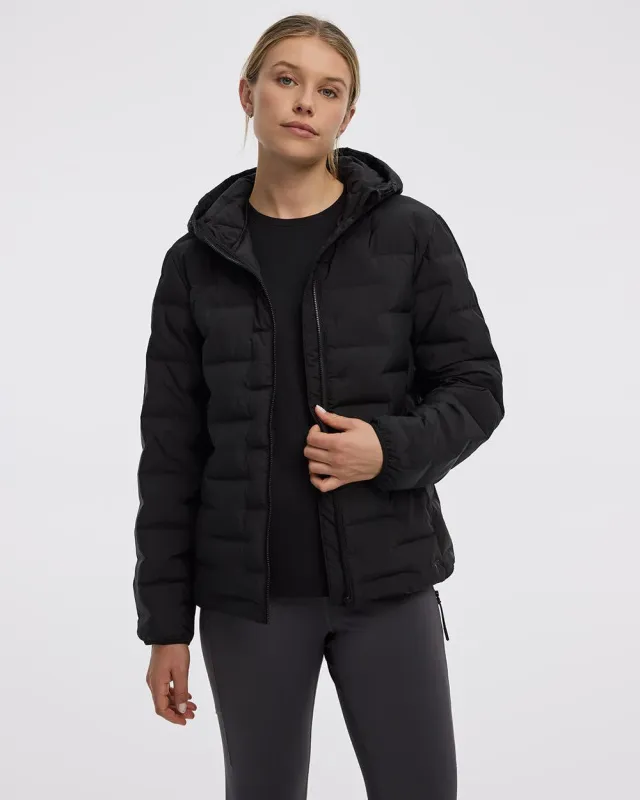 Quilted hooded Jacket - Hyba sold by Reitmans