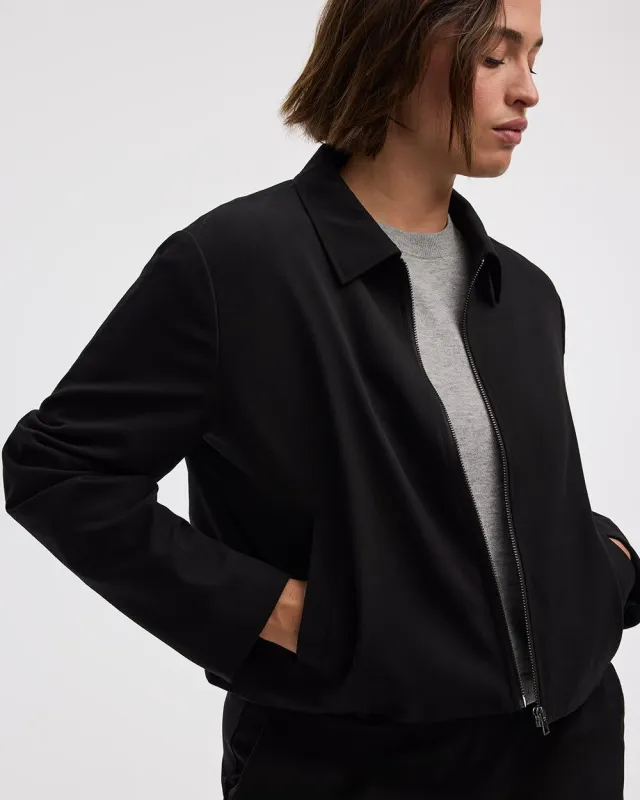 Cropped Jacket with Shirt Collar - The Timeless sold by Reitmans