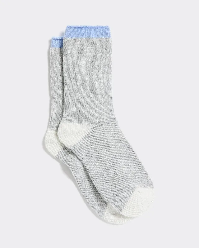 Winter Socks with Coloured Hem sold by Reitmans